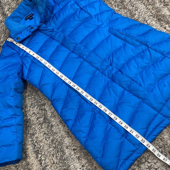 Lands End women’s quilted down feather insulated winter coat size, medium 10/12 - Picture 11 of 15